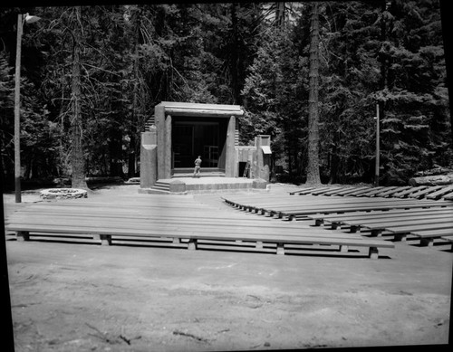 Construction, Grant Grove Amphitheater. Cross-file to Buildings and Utilities