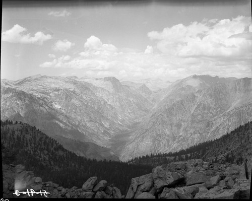 View into Goddard Creek Canyon, Glaciated Canyons