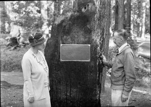 Dedications and Ceremonies, Plaques, National Geographic Society Plaque. Mrs. and Dr. Gilbert Grosvenor