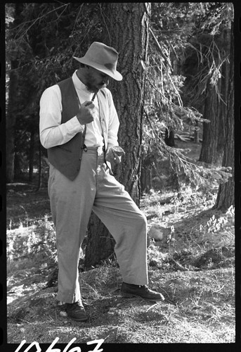 Interpretive Activities, NPS Individuals. Living History Characterization of a Kaweah Colonist. Portrayed by Ranger-Naturalist Gregg Fauth