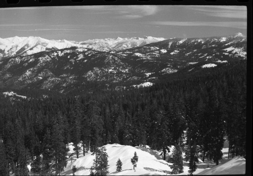 Winter-scenes, View from Buck Rock