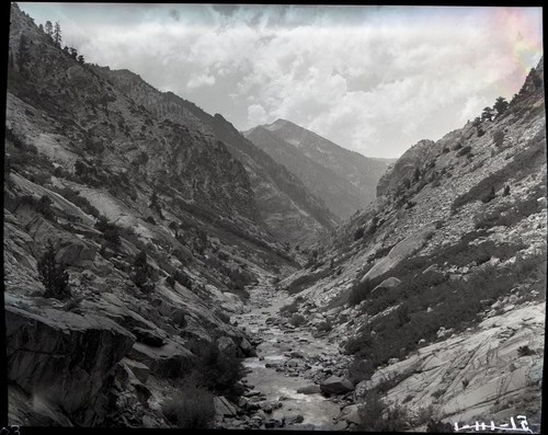 Middle Fork Kings River, Glaciated Canyons, Between Devils Punch Bowl and Palisade Creek