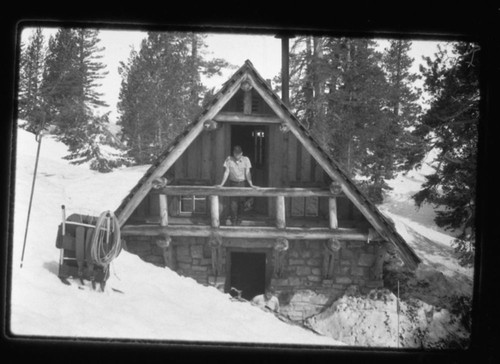 Ranger Stations, Pear Lake Ranger Station. Individuals unidentified