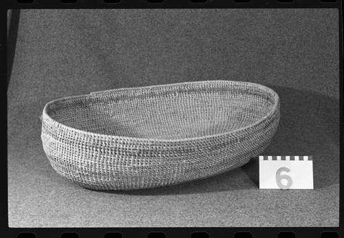 Indian Baskets. Catalog number on card in photo. Two negatives bracheted