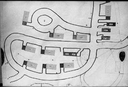 Maps and Graphics. Map of Buckeye Housing area with utilities included. For use by Fire Brigade