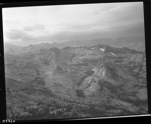 Misc. Lakes, Alta Peak, Pear Lake and Alta Peak (aerial view)