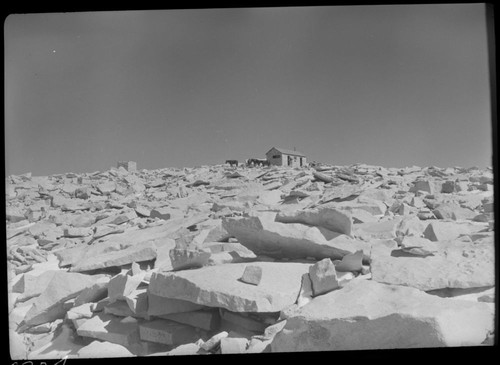 Backcountry cabins and structures. Mount Whitney Shelter. Unknown Date