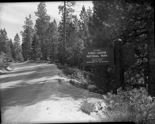 Signs, Entrance sign. Roads