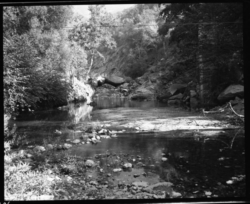 Marble Fork Kaweah River, Misc. Resource Management Concerns Station #1. Kaweah No. 3 Investigation, low water, stream flows