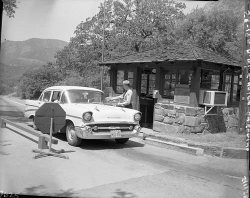 Ranger Activities, vehicular use, Ranger Dick Rigelhuth, greeting visitors. Buildings and Utilities