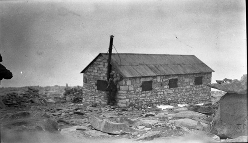 Backcountry Cabins and Structures, Smithsonian Institution Shelter. Individuals unidentified