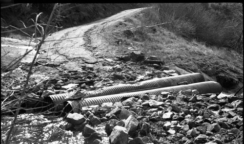 Floods and Storm Damage, washouts. Individuals Unidentified