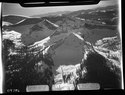 Misc. Basins, L to R: Mosquito, Mineral, Cirques 1 and 2 (aerial view)