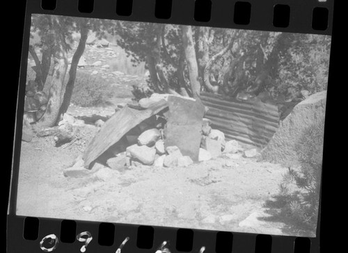 Backcountry cleanup. Tin sheet eindscreens