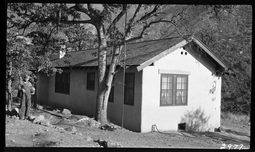 Buildings and Utilities, Employees House, Qtrs #15. Blick Wells in photo