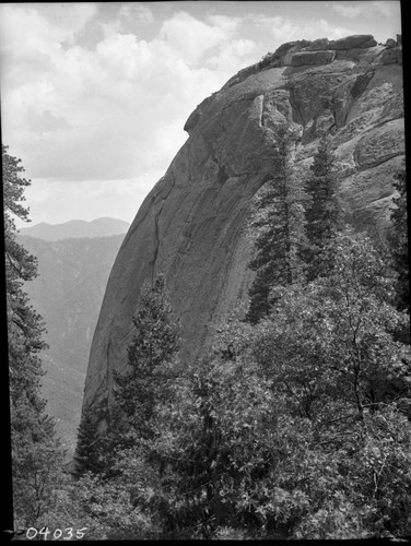 Moro Rock, east face