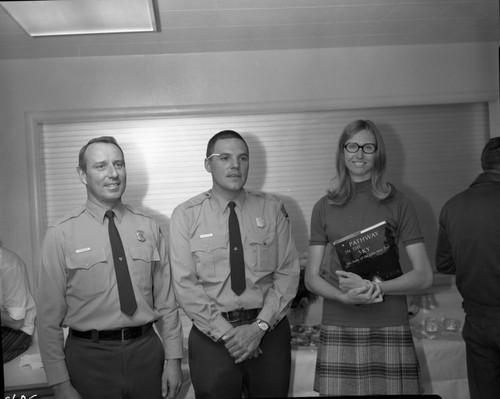 NPS Individuals, Mark Shaver (center), farewell coffee