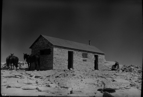 Backcountry cabins and structures, Mt. Whitney, Smithsonian Institue Shelter