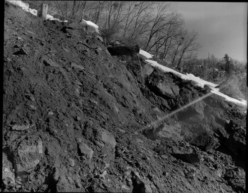 Floods and Storm Damage, Storm damage to highway