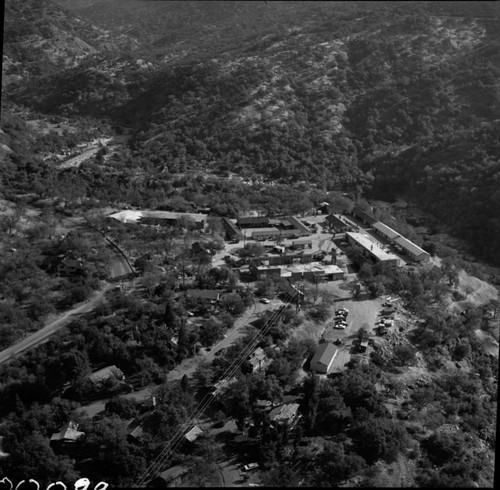 Aerial Views, Ash Mountain Headquarters. Buildings and Utilities