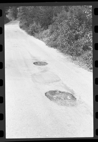 Roads, Floods and Storm Damage. Mineral King Road showing damage from several winters without summer repairs