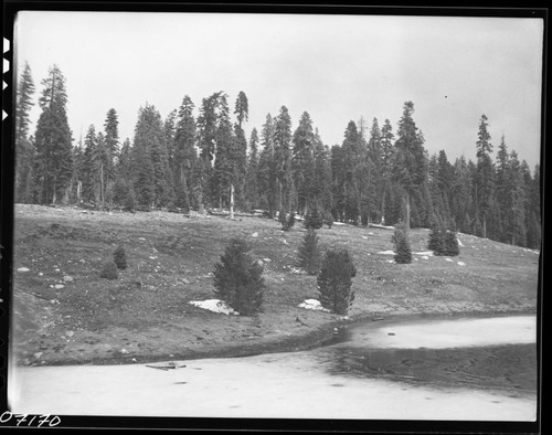 Misc. Lakes. Frozen lake at Wolverton