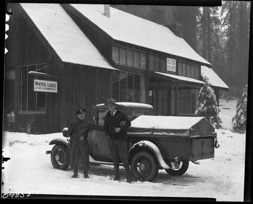 NPS Individuals, Harold Waddle and John Sinclair. Vehicles and Equipment, Concessioner Facilities