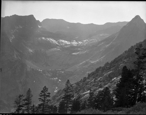 Misc. Glaciation, Glacial Pollish and Cirque as seen from Dusy Branch