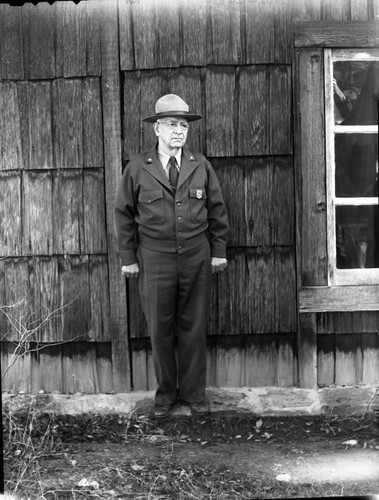 NPS Individuals, District Ranger Clarence Fry, just before his retirement