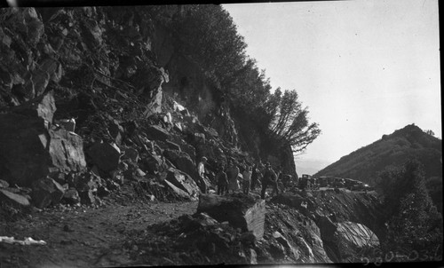 Construction, slide on Generals Highway