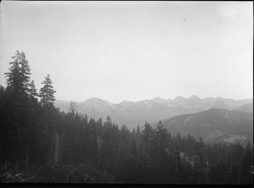 Misc. Mountains, Sunset view of Palmer Mountain from Rowell Trail below Catchem Meadow. Sugarloaf Valley area