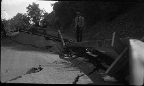 Floods and Storm Damage, slide on Generals Highway