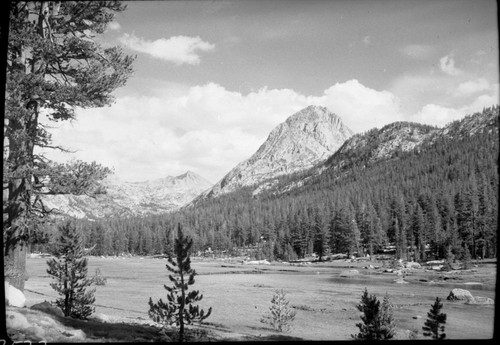 McClure Meadow, view of valley to The Hermit