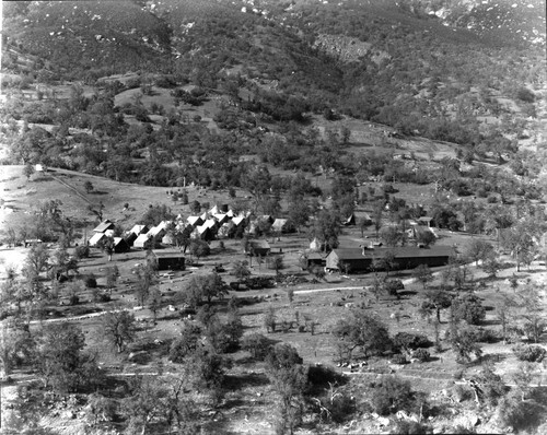 CCC camp and barracks, [8x10 print]