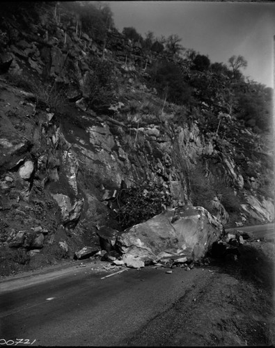 Floods and Storm Damage, Rock slide