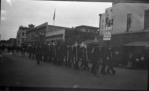 Visalia, CCC, on parade in Visalia Armistice Day