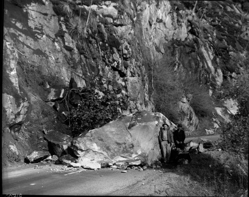 Floods and Storm Damage, Rock slide