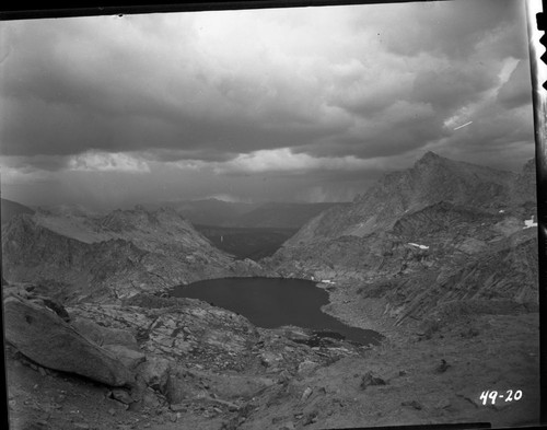 Columbine Lake. Stormy Weather