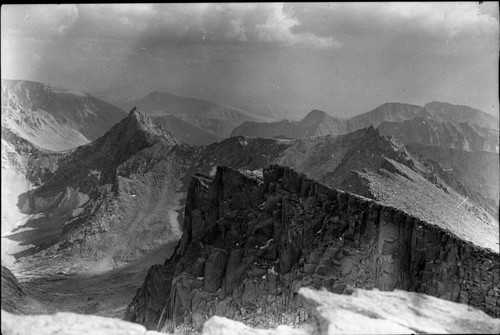 Misc. Mountains, Mt. Langley, Views from Mout Whitney