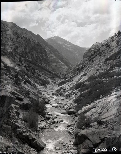 Middle Fork Kings River, Glaciated Canyons, Between Devils Punch Bowl and Palisade Creek