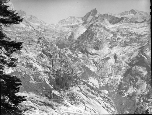 Great Western Divide, from above Bearpaw