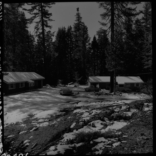 Construction, Mission 66 houses at Grant Grove