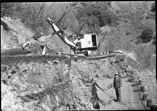 Floods and Storm Damage, slide on Generals Highway. Dan J. Tobin, Sr. Maintenance Activities