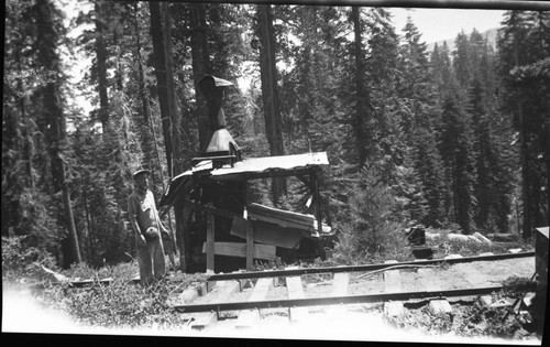 Camp 7, Logging. Outside park