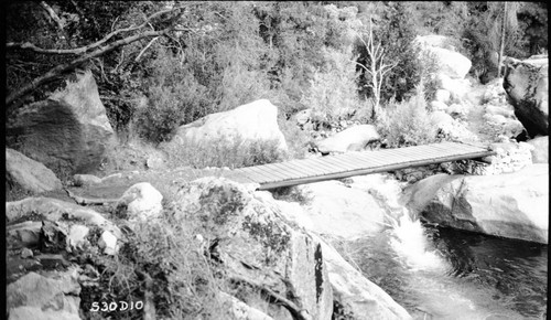 Bridges, 36 foot span Stringer Trail Bridge