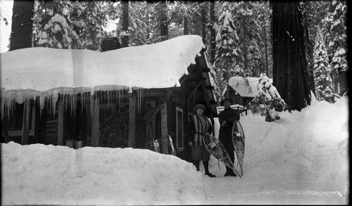 NPS Individuals, Park Ranger Magley. Winter Scene