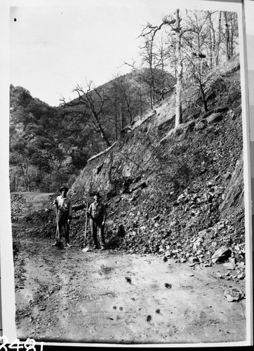 Flood and storm damage, damage to highway