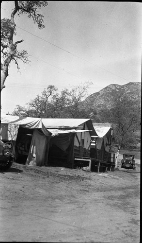 Buildings and Utilities, employee tents