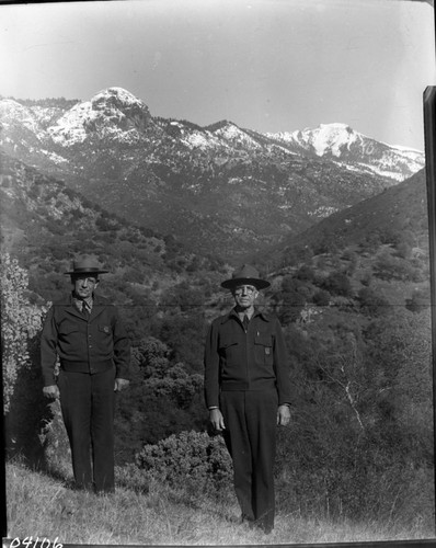 NPS Groups, Clarence Fry and John Wegner just prior to their retirement