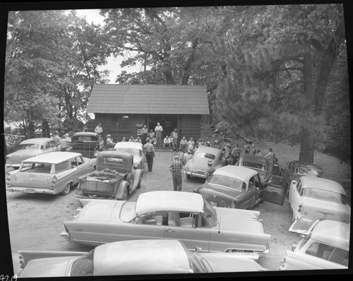 MIsc. Groups, Tulare County Historical Society meeting at Colony Mill Ranger Station. Vehicular Use, Ranger Stations